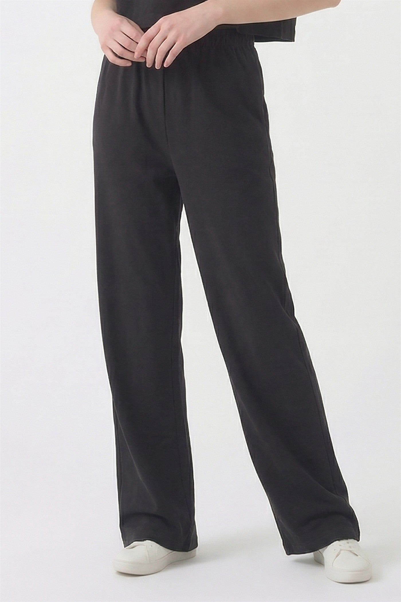 Washed Cotton Long straght pants