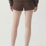 PRE SHRUNK COTTON TERRY DRAWSTRING DOLPHIN SHORT