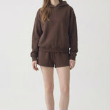 PRE SHRUNK COTTON TERRY DRAWSTRING DOLPHIN SHORT