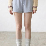 PRE SHRUNK COTTON TERRY DRAWSTRING DOLPHIN SHORT