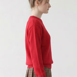 BASIC COTTON SWEATER