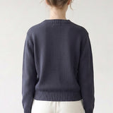 BASIC COTTON SWEATER