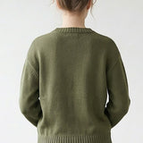 BASIC COTTON SWEATER