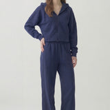 PRE SHRUNK COTTON TERRY WIDE PANTS