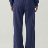 PRE SHRUNK COTTON TERRY WIDE PANTS