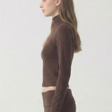 Contour Mock Neck Tee