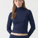 Contour Mock Neck Tee