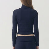 Contour Mock Neck Tee
