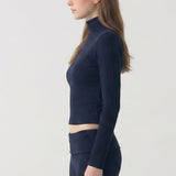 Contour Mock Neck Tee