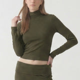 Contour Mock Neck Tee