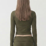Contour Mock Neck Tee