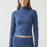 Contour Mock Neck Tee