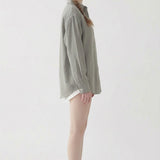 WRINKLED SOFT LOOSE FIT SHIRT