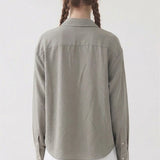 WRINKLED SOFT LOOSE FIT SHIRT