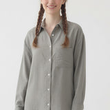 WRINKLED SOFT LOOSE FIT SHIRT