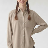 WRINKLED SOFT LOOSE FIT SHIRT