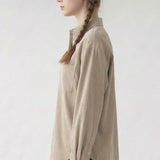 WRINKLED SOFT LOOSE FIT SHIRT