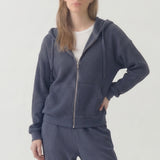 SOFT WAFFLE HOODIE ZIP