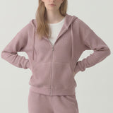 SOFT WAFFLE HOODIE ZIP