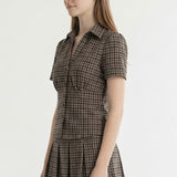 BABY PLAID CUTIE SHIRT