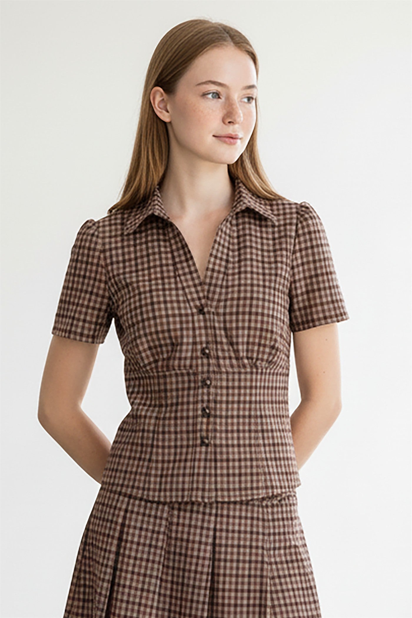 BABY PLAID CUTIE SHIRT