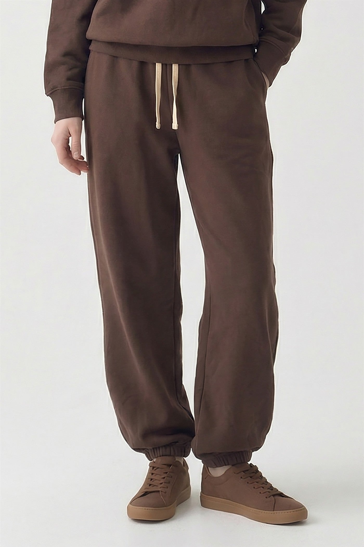 PRE SHRUNK COTTON TERRY WIDE JOGGER PANTS