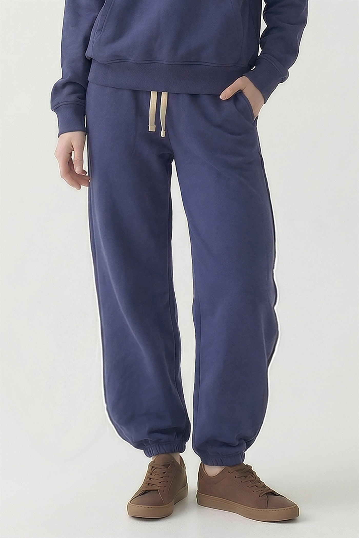 PRE SHRUNK COTTON TERRY WIDE JOGGER PANTS