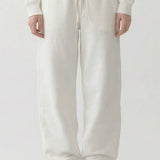 PRE SHRUNK COTTON TERRY WIDE JOGGER PANTS