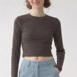 LONG SLEEVE STRIPED T SHIRT