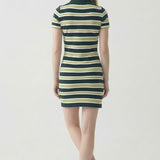 SHORT SLEEVE SWEATER  DRESS