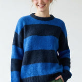 BOLD STRIPE OVERSIZE SWEATER