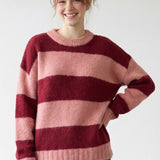 BOLD STRIPE OVERSIZE SWEATER