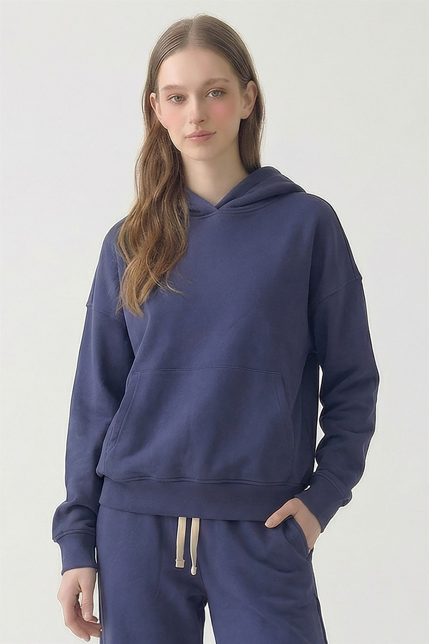 PRE SHRUNK COTTON TERRY KANGAROO HOODIE