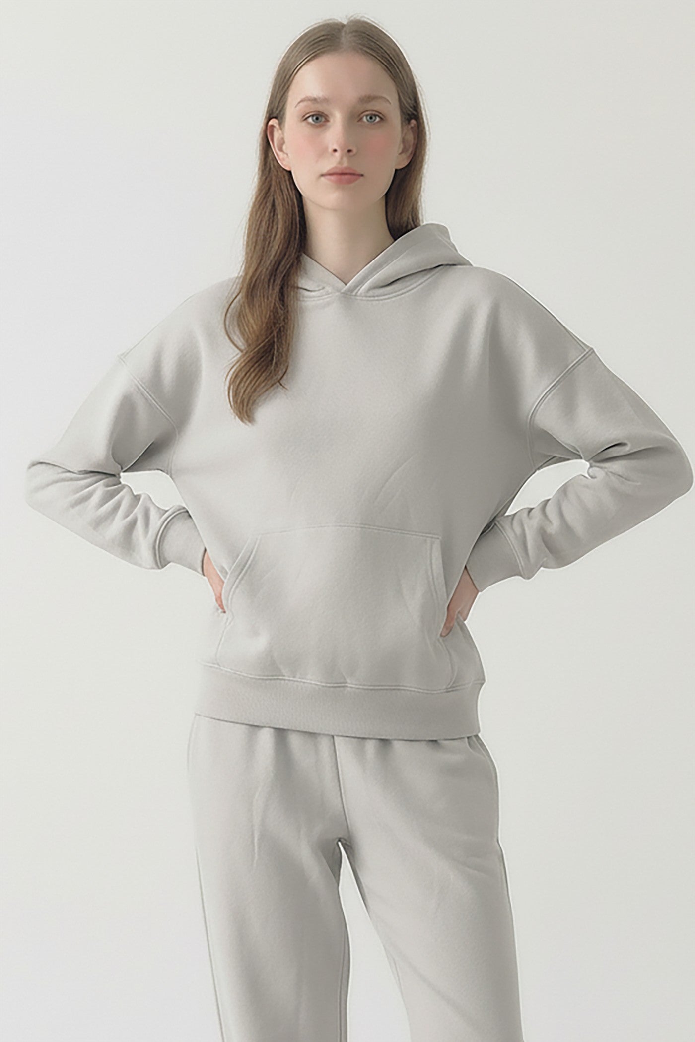 PRE SHRUNK COTTON TERRY KANGAROO HOODIE