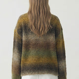 LOOSE FIT OMBRE SWEATER