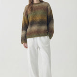 LOOSE FIT OMBRE SWEATER