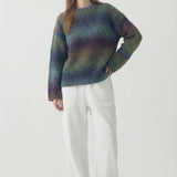 LOOSE FIT OMBRE SWEATER