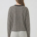 RELAXED STRIPED T SHIRT