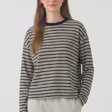 RELAXED STRIPED T SHIRT