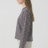 RELAXED STRIPED T SHIRT