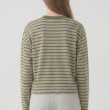 RELAXED STRIPED T SHIRT
