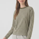 RELAXED STRIPED T SHIRT