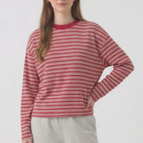RELAXED STRIPED T SHIRT
