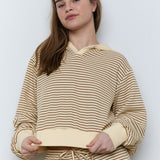 STRIPED LONG SLEEVE HOODIE - PART OF SET