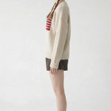 AMERICA FLAG ALPACA SWEATER