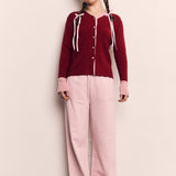 CONTRAST CARDIGAN