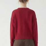 THE DOG WALKER CO JAQUARD SWEATER TOP