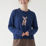THE DOG WALKER CO JAQUARD SWEATER TOP
