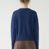 THE DOG WALKER CO JAQUARD SWEATER TOP