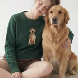 THE DOG WALKER CO JAQUARD SWEATER TOP